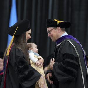 student with kevin handly